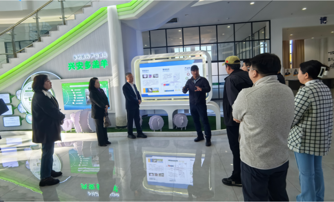 兴安盟农牧局到leyu乐鱼手机官网入口政校合作交流